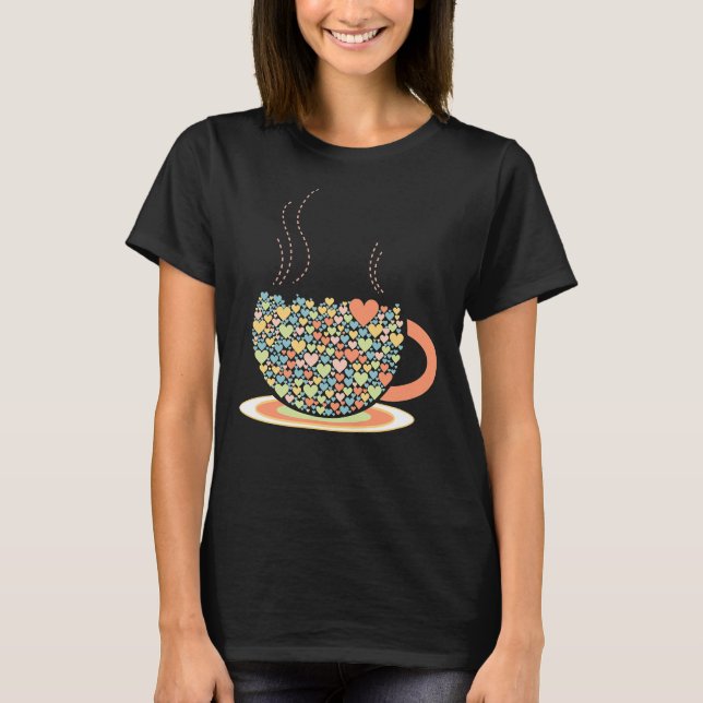 Liebe Tee Liebhaber Barista Herzdesign (Vorderseite)