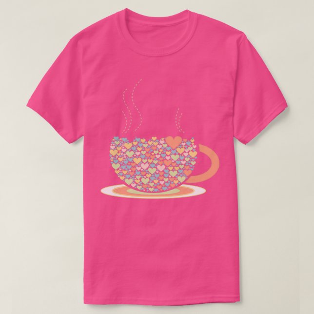 Liebe-Teecup T-Shirt (Design vorne)
