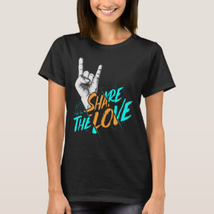 Liebe Teilen Männer Frauen Kinder Jungen Mädchen A T-Shirt