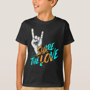 Liebe Teilen Männer Frauen Kinder Jungen Mädchen G T-Shirt
