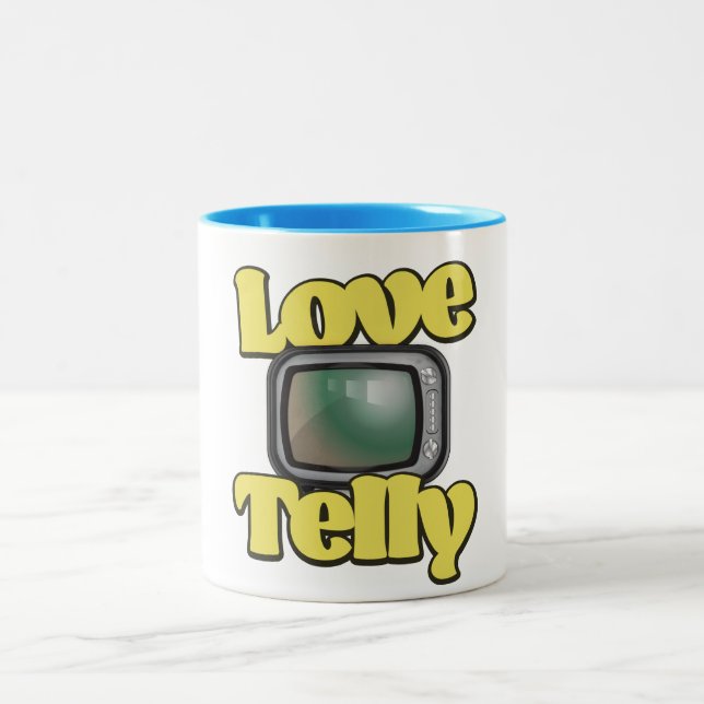 Liebe Telly Zweifarbige Tasse (Mittel)