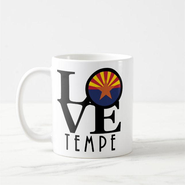 LIEBE Tempe Arizona 11oz Kaffeetasse (Links)
