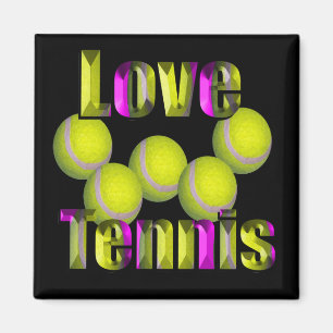 Liebe Tennis Design, Magnet
