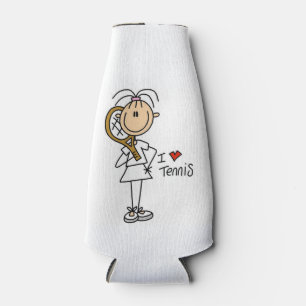 Liebe-Tennis-Flasche der Frau-I cooler Flaschenkühler