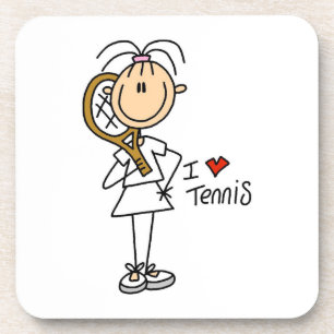 Liebe Tennis Getränkeuntersetzer
