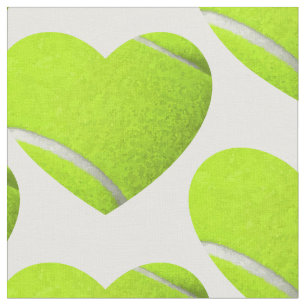 Liebe Tennis Herzsport Stoff