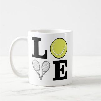 Liebe Tennis Kaffeetasse