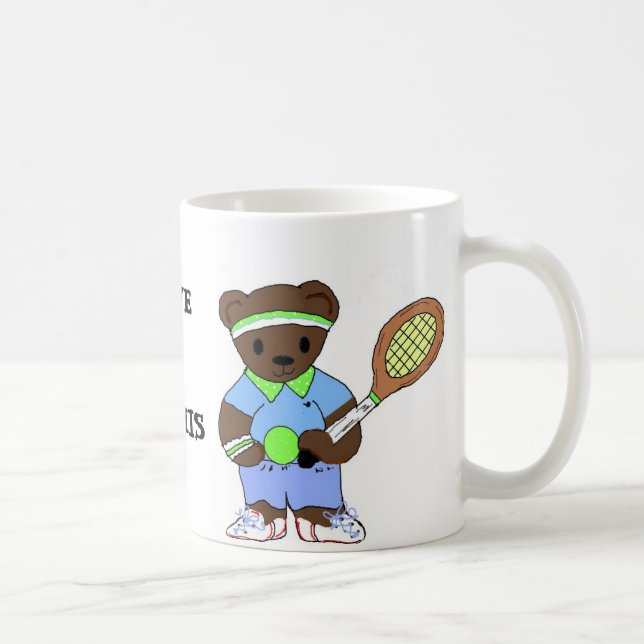 Liebe = Tennis Kaffeetasse (Rechts)