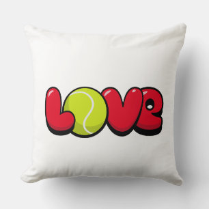 Liebe Tennis Kissen