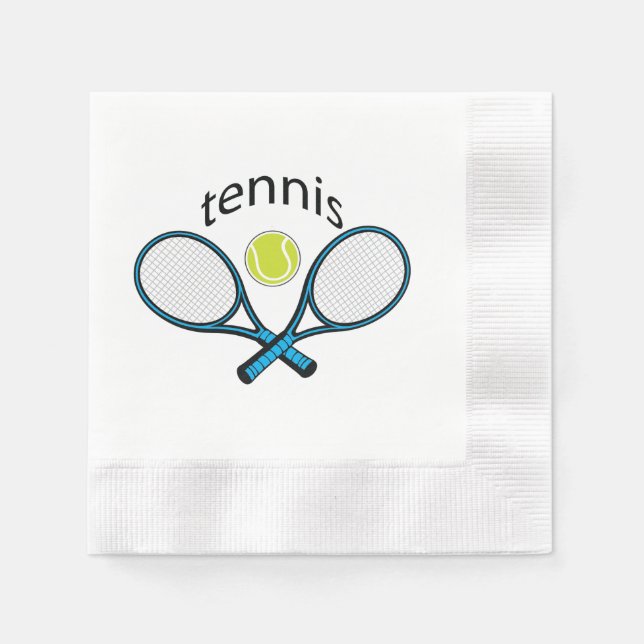 Liebe Tennis Serviette (Vorderseite)