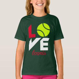 Liebe Tennis T-Shirt