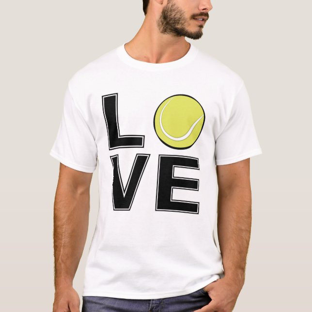 Liebe Tennis T-Shirt (Vorderseite)