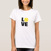 Liebe Tennis T - Shirt für Damen und Herren