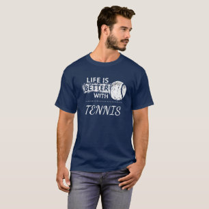 Liebe-Tennis-T - Shirt mit Tennisball