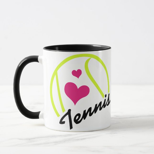 Liebe Tennis Tasse (Links)