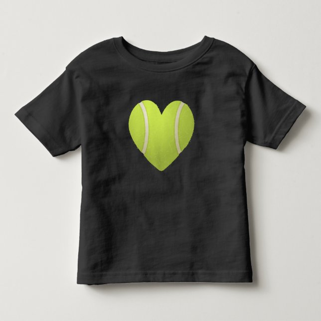 Liebe Tennis  Tennis Kleinkind T-shirt (Vorderseite)
