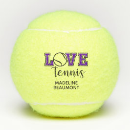 Liebe Tennis Tennisbälle