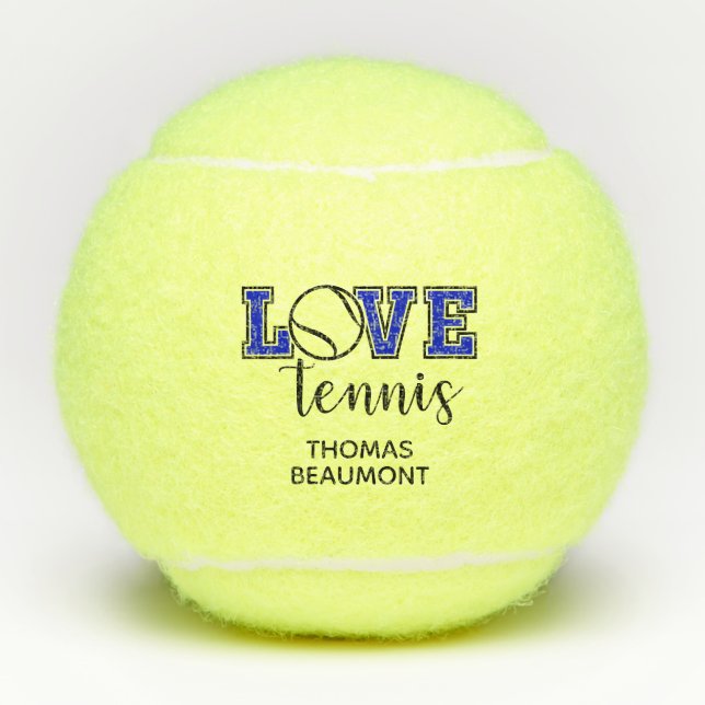 Liebe Tennis Tennisbälle (Vorderseite)