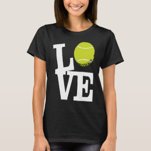 Liebe Tennis Vater Mama Männer Frauen Ehefrau Husb T-Shirt