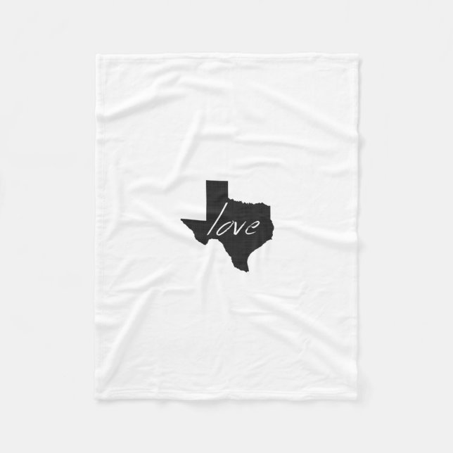 Liebe Texas Fleecedecke (Vorderseite)
