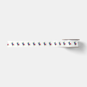 Liebe Texas Herz und Rollen Satinband