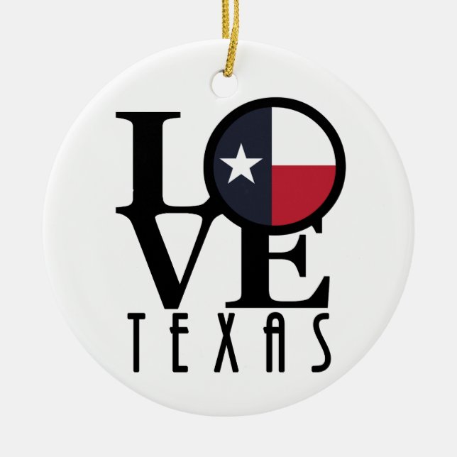 LIEBE Texas Ornament (Vorne)