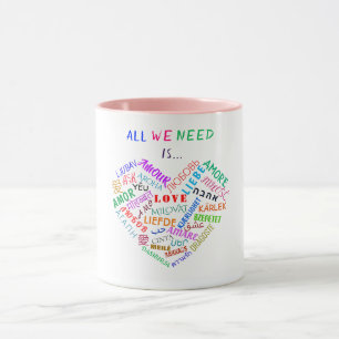 Liebe Textcoffee Mugs Tasse