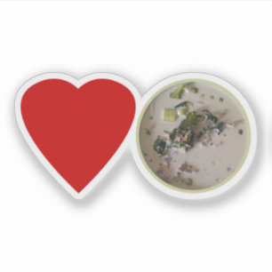 Liebe Thai Green Curry ... Thailand Street Food Aufkleber