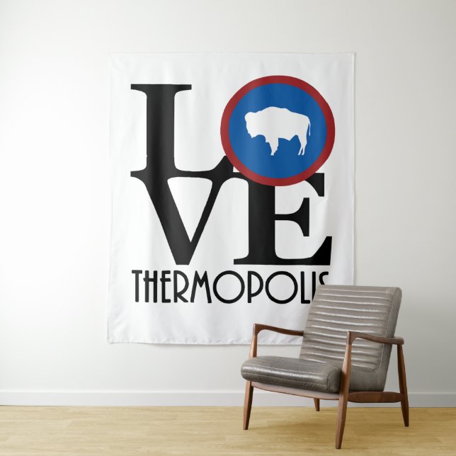 LIEBE Thermolpolis Wandteppich (Beispiel)