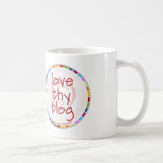 Liebe Thy Blog - größere Tasse (mein fave) (Rechts)