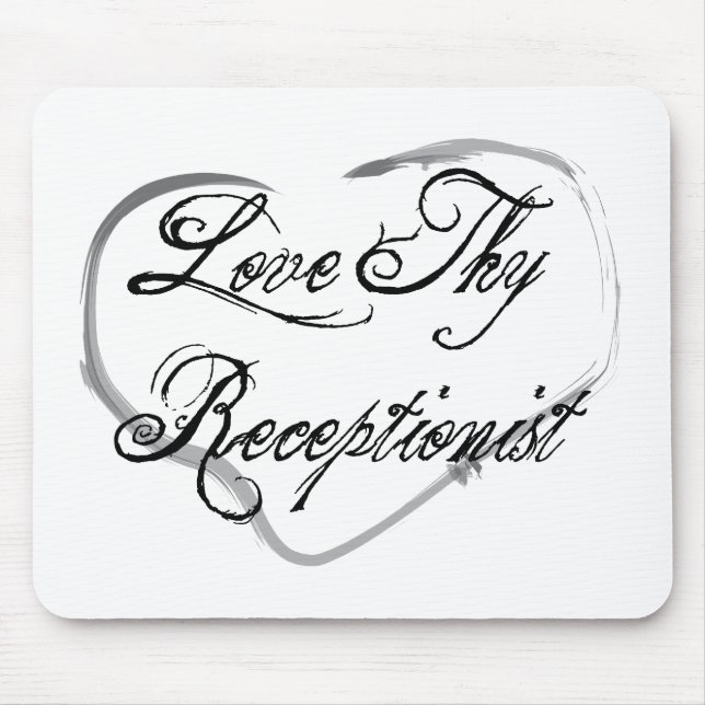 Liebe Thy Empfangsdame Mousepad (Vorne)