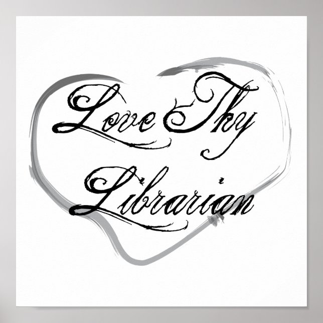 Liebe Thy Librarian Poster (Vorne)
