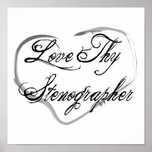 Liebe Thy Stenographer Poster