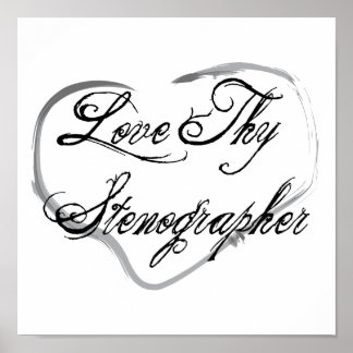 Liebe Thy Stenographer Poster