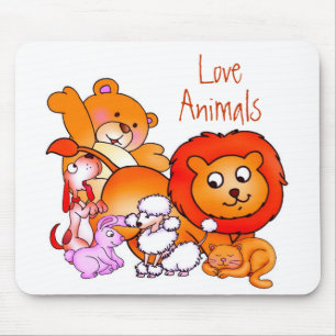 Liebe Tiere Mousepad