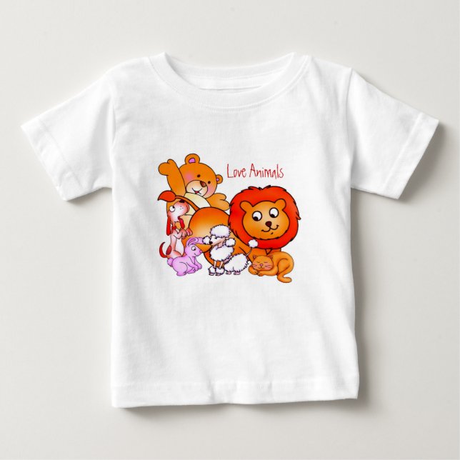 Liebe Tiere T - Shirt (Vorderseite)