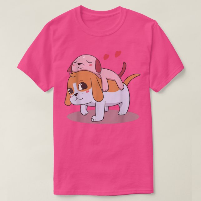 Liebe Tierkörper Niedlich  T-Shirt (Design vorne)