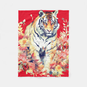 Liebe Tigers Fleecedecke