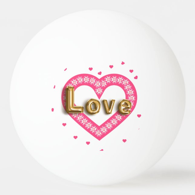 Liebe Tischtennisball (Vorderseite)