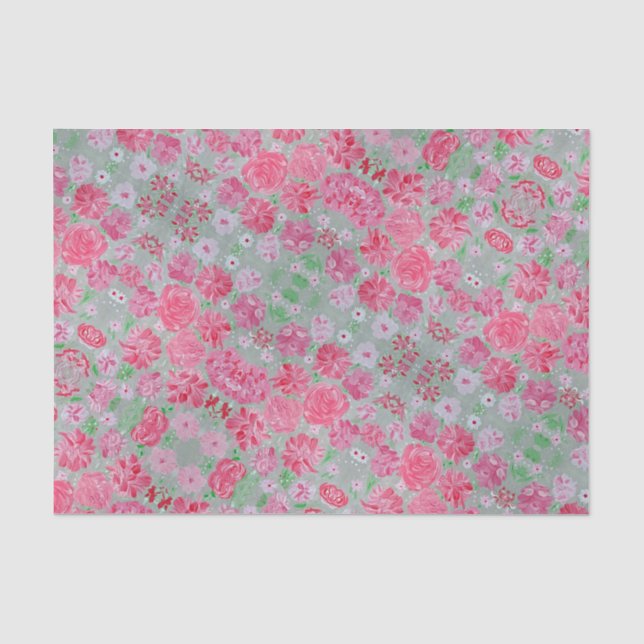Liebe-Tissue-Papier blühen Seidenpapier (Vorderseite)