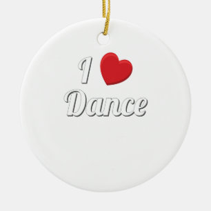 Liebe to Dance I Liebe Tanz Keramik Ornament