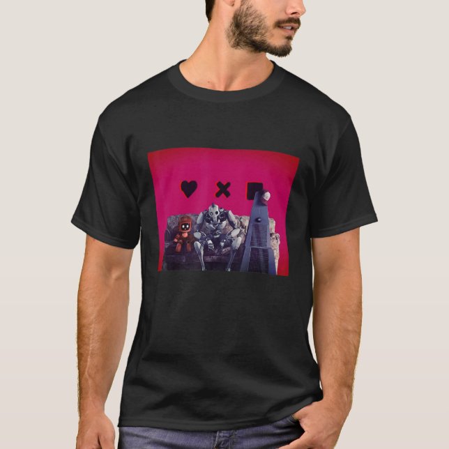 Liebe Tod und Roboter T-Shirt (Vorderseite)