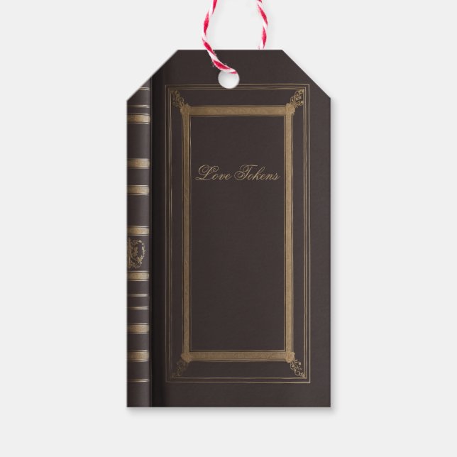 Liebe Tokenbuch Hochzeit Geschenkanhänger (Vorderseite)