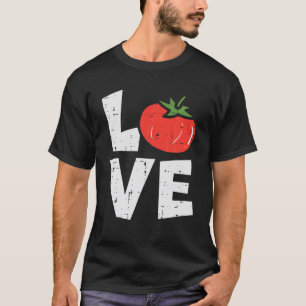 Liebe Tomatengärten Gemüsebaumgarten Männer T-Shirt