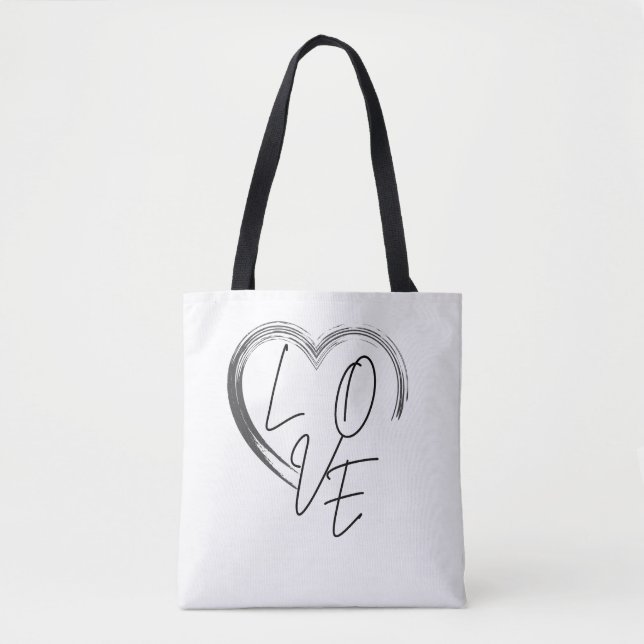 LIEBE Tote Bag Tasche (Vorderseite)