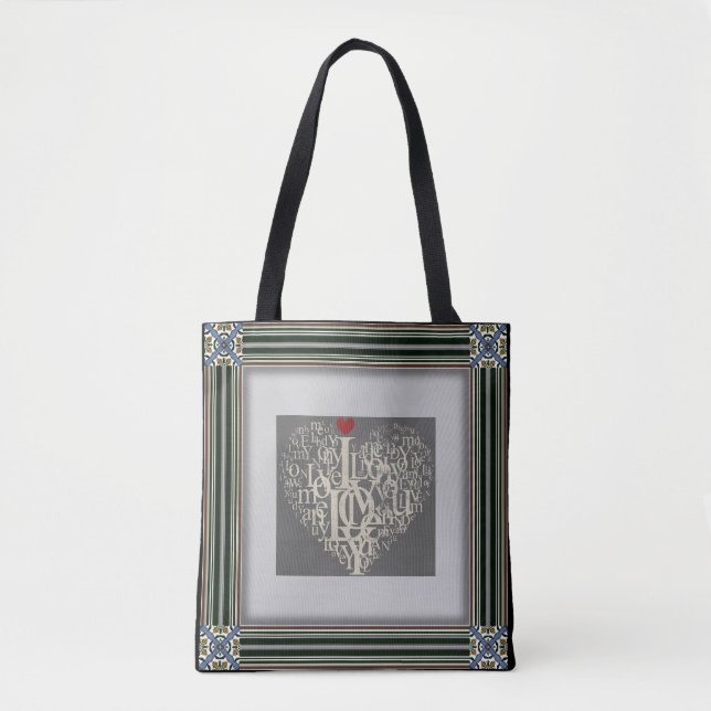 Liebe Tote Bag Tasche (Vorderseite)