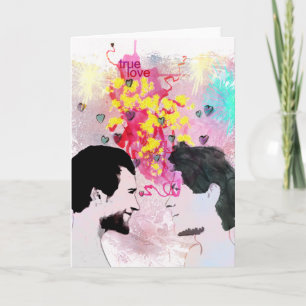 Liebe Traum 2 Feiertagskarte