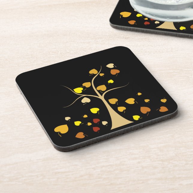 Liebe Tree Beverage Coaster Getränkeuntersetzer (Linke Seite)