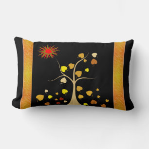 Liebe Tree Lumbar Kissen