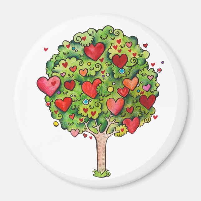 Liebe Tree Magnet (Vorne)